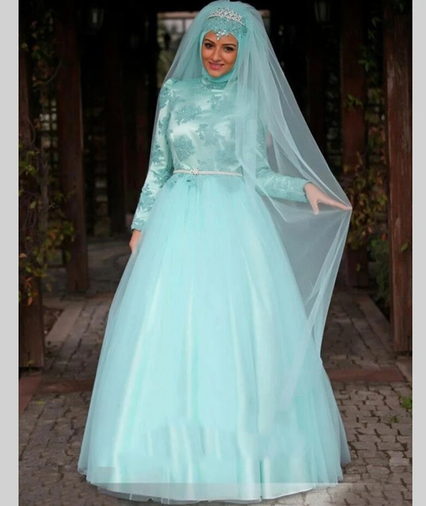 China Arab Long Sleeve lace appliques Muslim robe de mariee Hijab Islamic  bridal Ball Gown 2018 mother of the bride dresses|Mother of the Bride  Dresses| - AliExpress