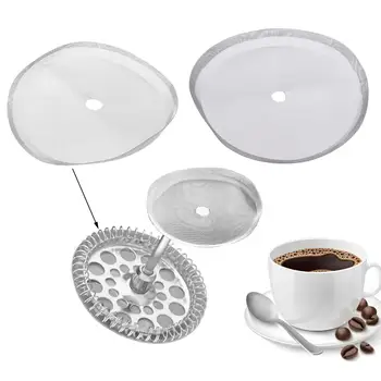 

Portable Removable Coffee Pot Filter Net Precise Mesh Refillable Making Tools