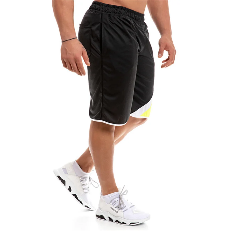 60% OFF 2019 Summer New Mens Loose Shorts Gyms Fitness Knee Length Sweatpants Joggers mesh breathability Fashion Casual Shorts