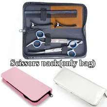 

Professional Salon Pu Leather Haircut Scissors Bag Barber Pouch Haircut Storage Pu Leather Hairstyling Case Kit Salon Tool