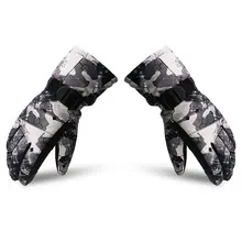 Зимние лыжные перчатки для мужчин и женщин с сенсорным экраном, утепленные, холодные, водонепроницаемые, ветрозащитные, для улицы, для верховой езды, хлопковые перчатки для влюбленных