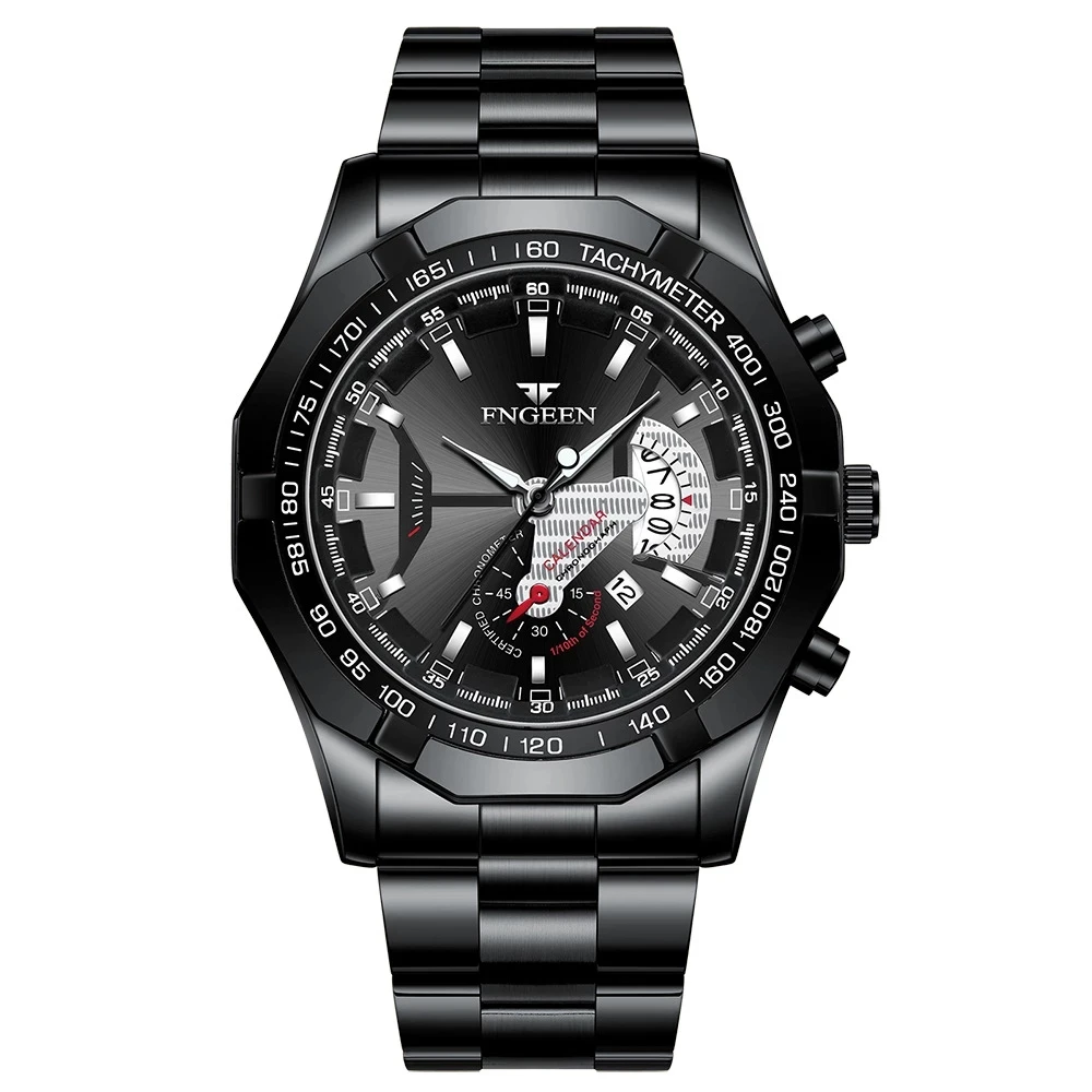 2022 Top Brand Luxury Watch Fashion Casual Military Quartz Sports Wristwatch Full Steel Waterproof Men's Clock Relogio Masculino 4