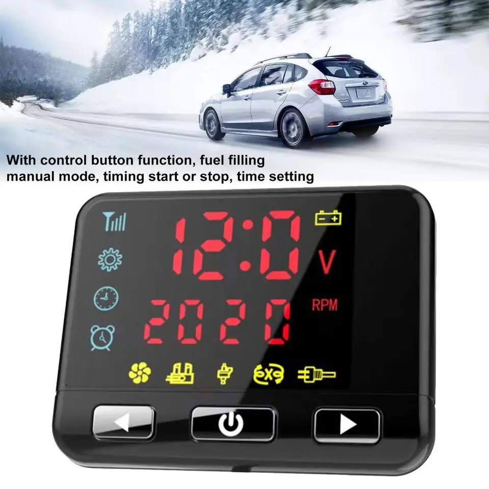 Standkachel Controller Standkachel Knop Controller Schakelaar voor Auto Vrachtwagen Air Heater DC 12 V/24 V Standkachel Controller Standkachel Knop Controller Schakelaar voor Auto Vrachtwagen Air Heater DC 12 V/24 V