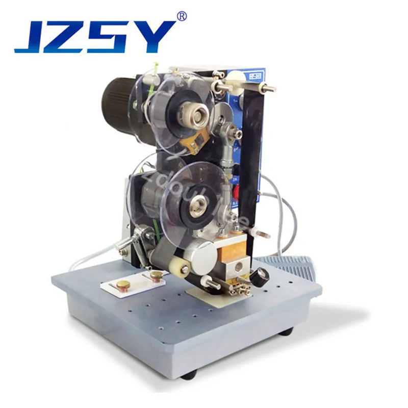 

SY-HP241B Print 3 Line Plastic Bag Batch Automatic Printing Coding Machine/Small Aluminum Foil Color Ribbon Code Printer