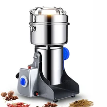 Дробилка зерна из нержавеющей стали Бытовая Электрическая Медицинская шлифовальная машина кофе