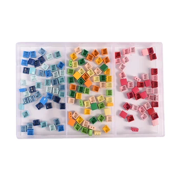 

150pcs/Box Enamel Tila Beads Kit Bohemia Tile Bracelet Beads Accessories for Woman Bracelet DIY Jewelry Making