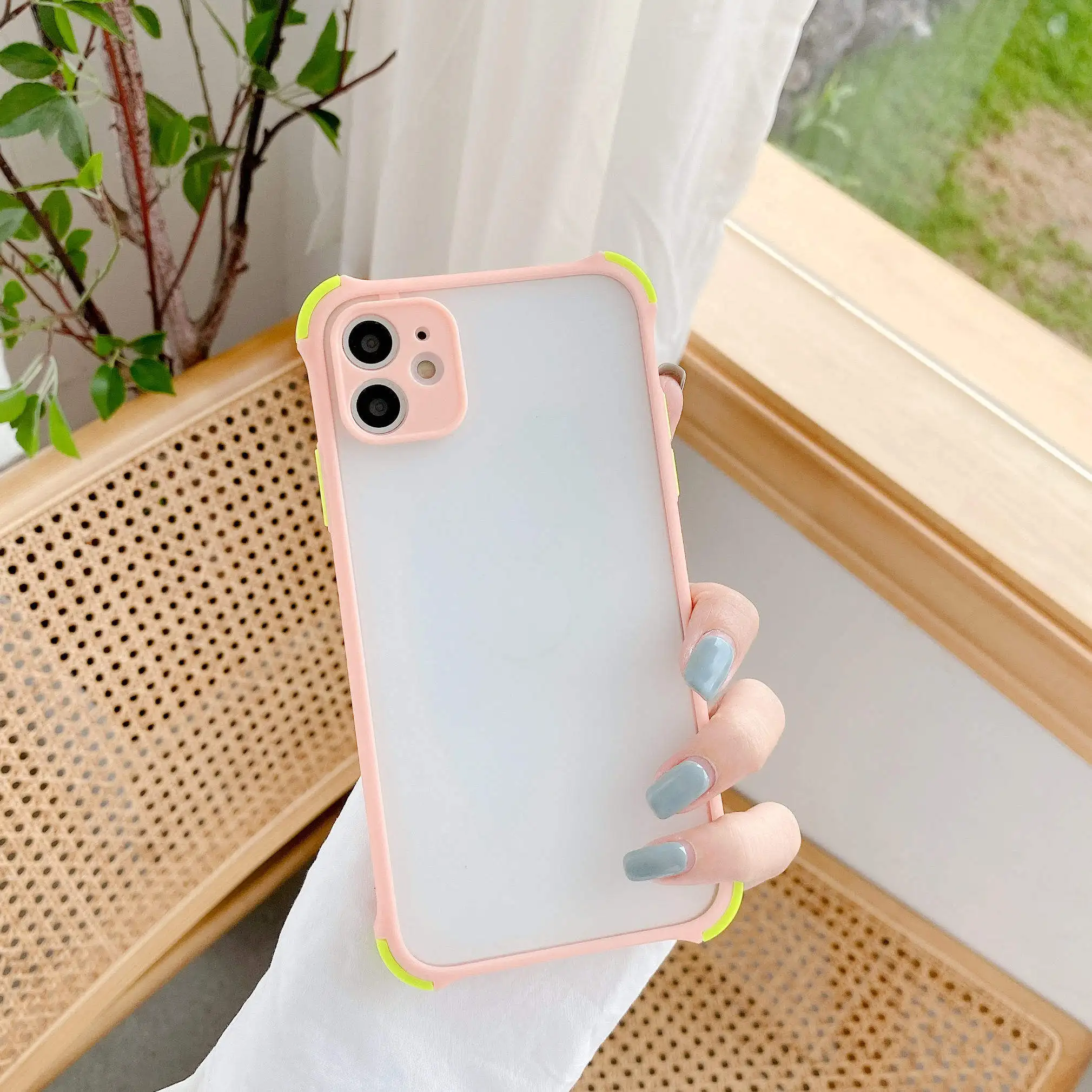 Matte Transparent Shockproof Corner Cover For Huawei P40 P30 Pro Lite E Y5P Y6P Y7P Y8P Y8S Y7A Y9A P Smart Z S 2021 Phone Case huawei phone cover