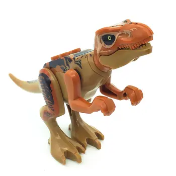 

Boy Gifts Cartoon Creative Dinosaur Building Block Toy Jurassic Dinosaur Model Simulation Tyrannosaurus Toy Model