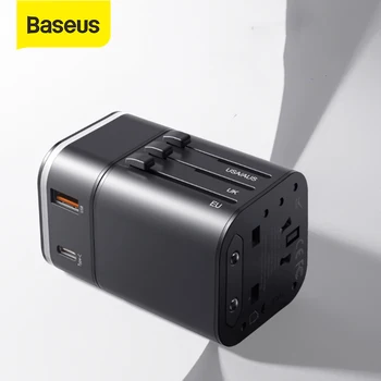 

Baseus 18W Travel USB Charger EU Plug Quick Charge 3.0 Fast Charger QC 3.0 USB Type C PD Charger For Phone