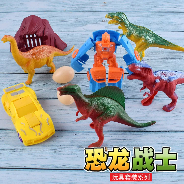 Manufacturers New Style Board Mounted Hole Dragon Warrior Toy Sets Boy Model Hole Dragon Model Transformer Toy