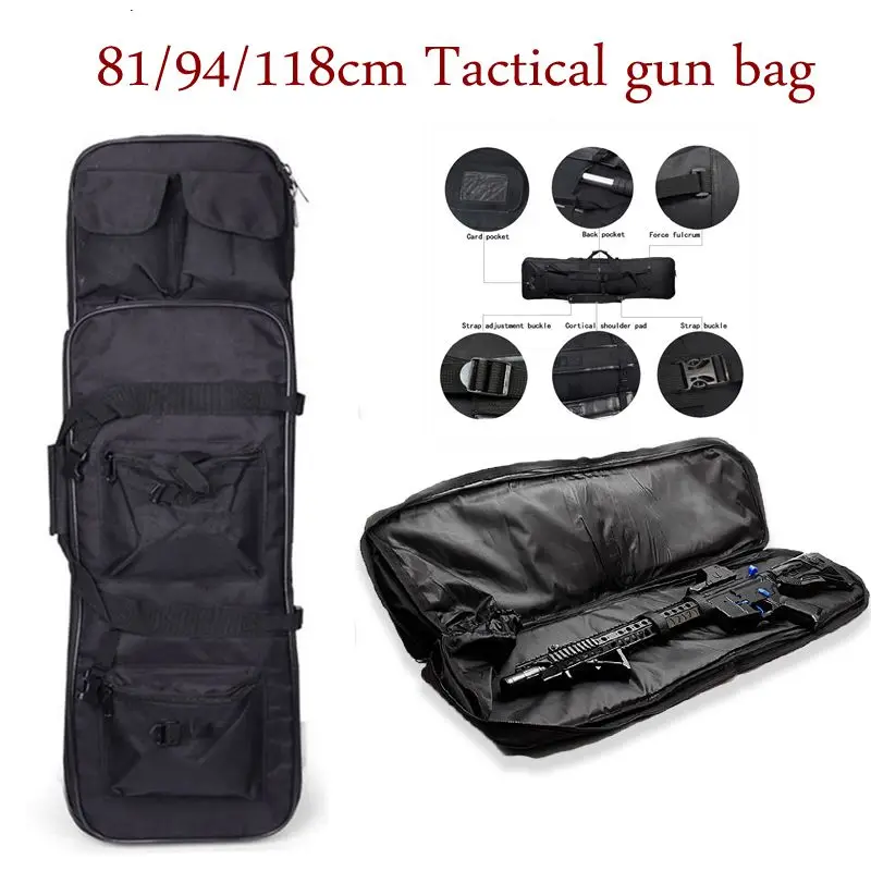 81cm 94cm 118cm Tactical Rifle Gun Bag Case Backpack Shooting Hunting