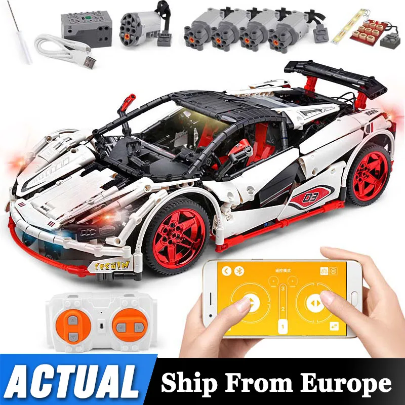 Mould King приложение пульт дистанционного управления McLaren P1 Совместимость MOC 4562 ICARUS