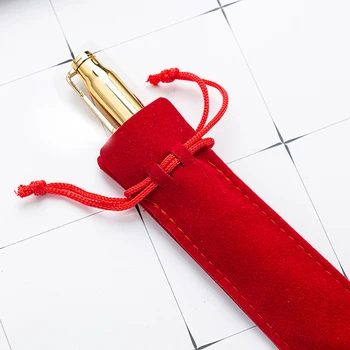 

Pencil Case Multicolor Double-sided Thick Flannel Pencil Case Gift Pen Packaging Bag