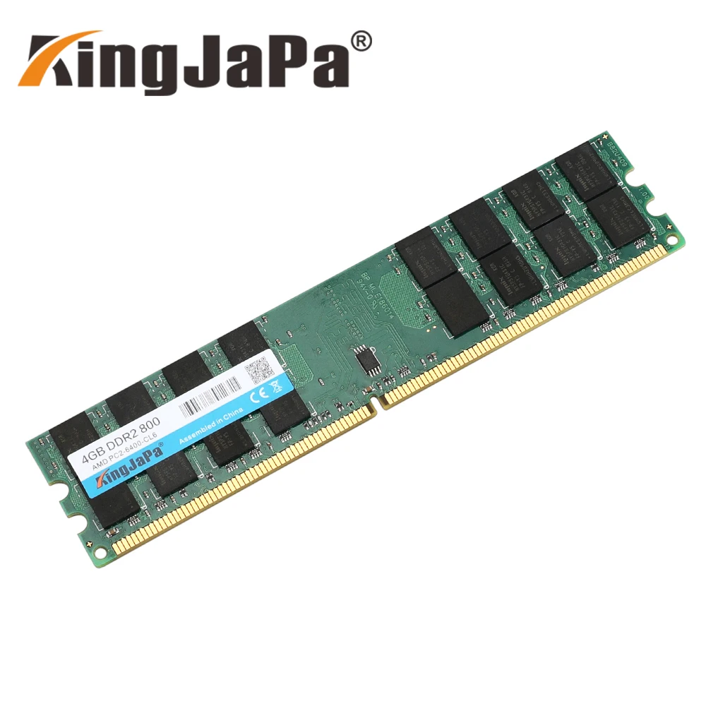 Оперативная память KingJaPa DDR2 800 / PC2 6400 5300 4200 1 Гб 2 ГБ 4 для настольного ПК совместимая