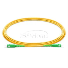 20 м SC/APC-SC/APC Simplex 2,0 мм одномодовый волоконно-оптический патч-корд, волоконно-оптический SC патч-корд, FTTH кабель