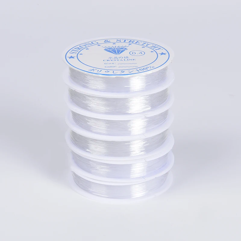 Прозрачная стрейчевая эластичная Хрустальная линия для бисероплетения