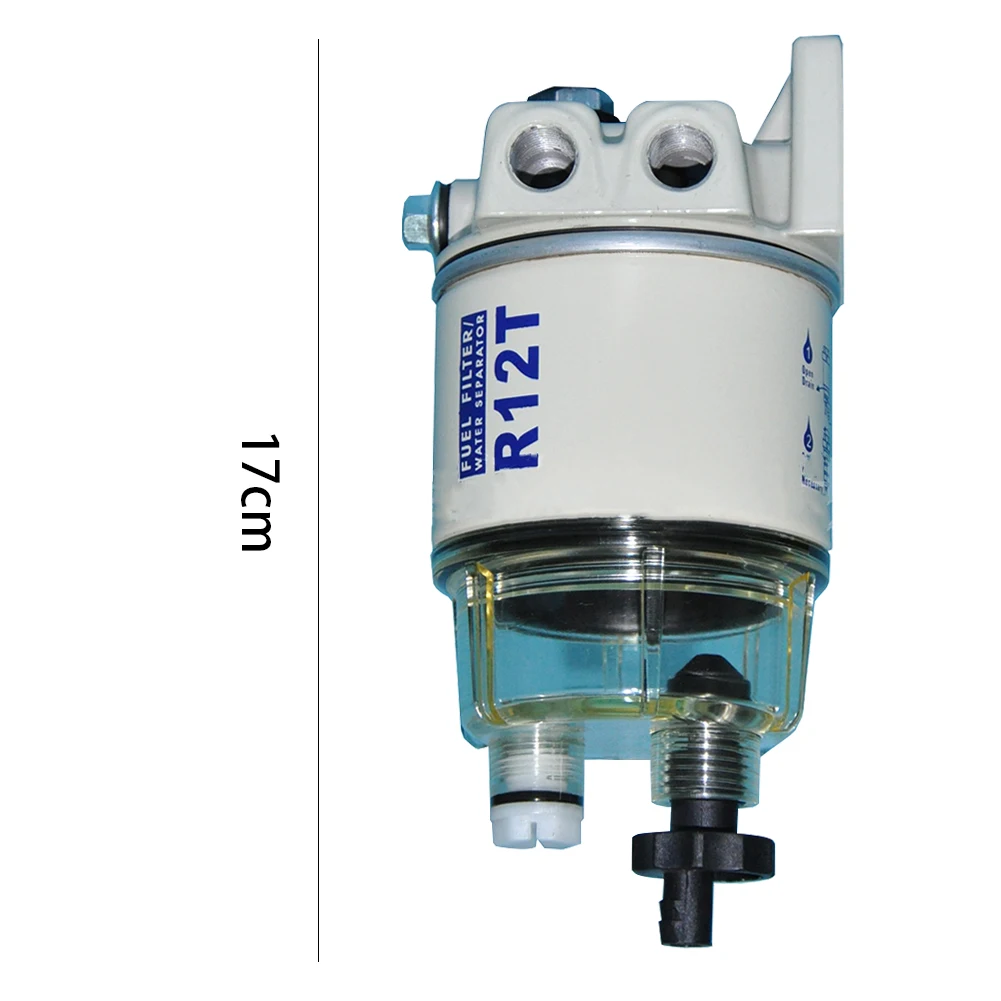 R12T легко установить масло Вода сепарация топливный фильтр Авто газонокосилка Универсальный стекло волокно прочный двигатель Замена очистки