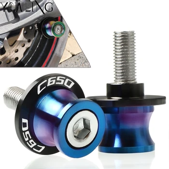 

8mm Swingarm Stand Screws CNC Swing Arm Spools Sliders FOR BMW C650 SPORT C650GT Scooters 2010 2011 2012 2013 2014 2015 2016
