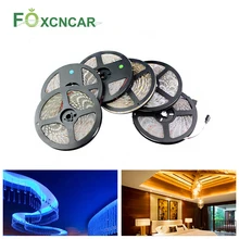 DC 12 В Светодиодная лента 5050 SMD 60 светодиодный s/M гибкий кухонный шкаф СВЕТОДИОДНЫЙ светильник водонепроницаемый RGB 5050 Светодиодный лента для ТВ декорации фона