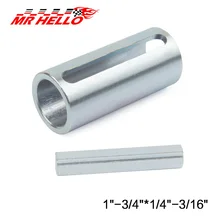 EBay 3/" до 1" дюймов с шаговым ключом газовый двигатель ролик коленчатого вала втулка адаптер