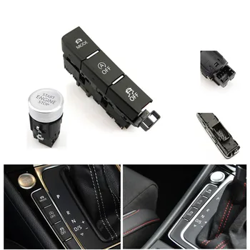 

For Golf 7 MK7 VII Car interior Driving Pattern Automatic Start Stop Engine ESP OFF ASR Switch Keyless Start Button 5GG 927 137