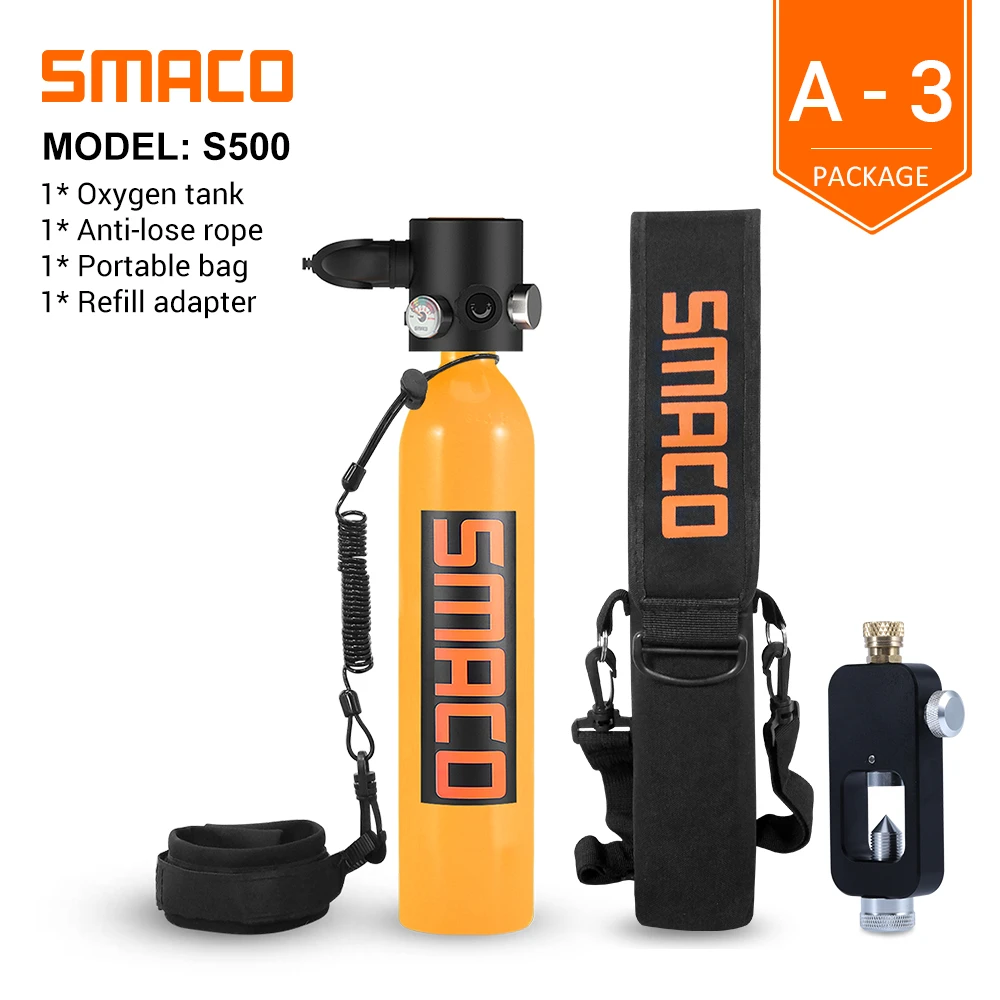 scuba oxygen tank