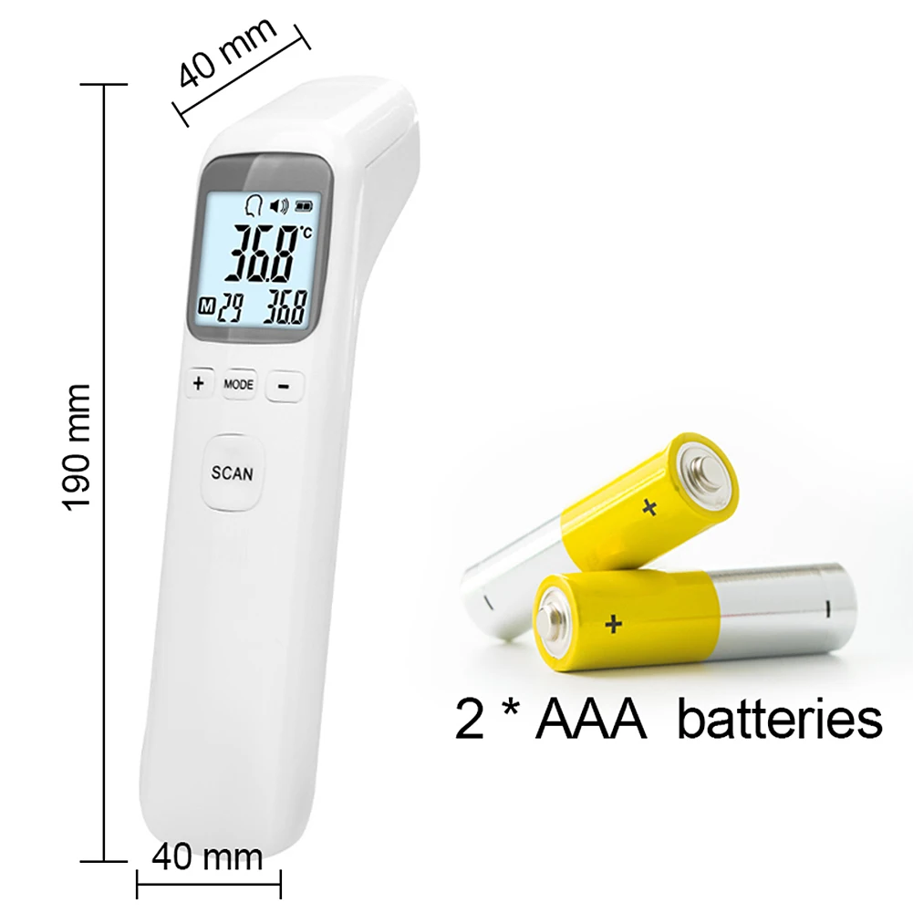 Термометр для новорожденных, инфракрасный, цифровой, электронный, ЖК-дисплей, измерение тела, лоб, ухо, для взрослых, температура тела, ИК, для детей