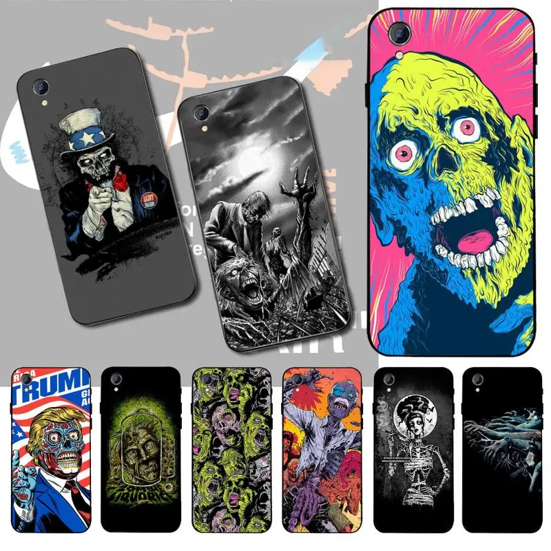 

HPCHCJHM zombies Soft Silicone TPU Phone Cover For Vivo Y91c Y17 Y51 Y67 Y55 Y93 Y81S Y19 Y7S Case