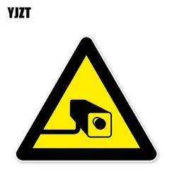 YJZT 13,2*15 см Предупреждение знак аксессуары Автомобильные наклейки бампер C30-0343