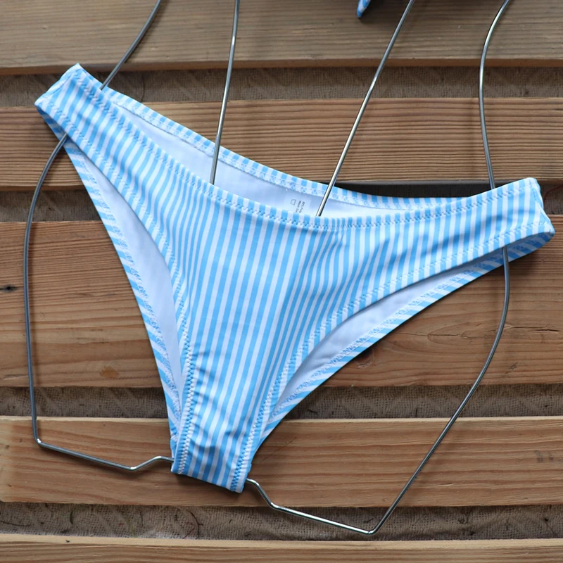 Riseado Striped Bikinis Set Push Up Swimwear Women Strap Swimsuits Sexy biquini Padded Bathing Suits 2020 Summer Beachwear