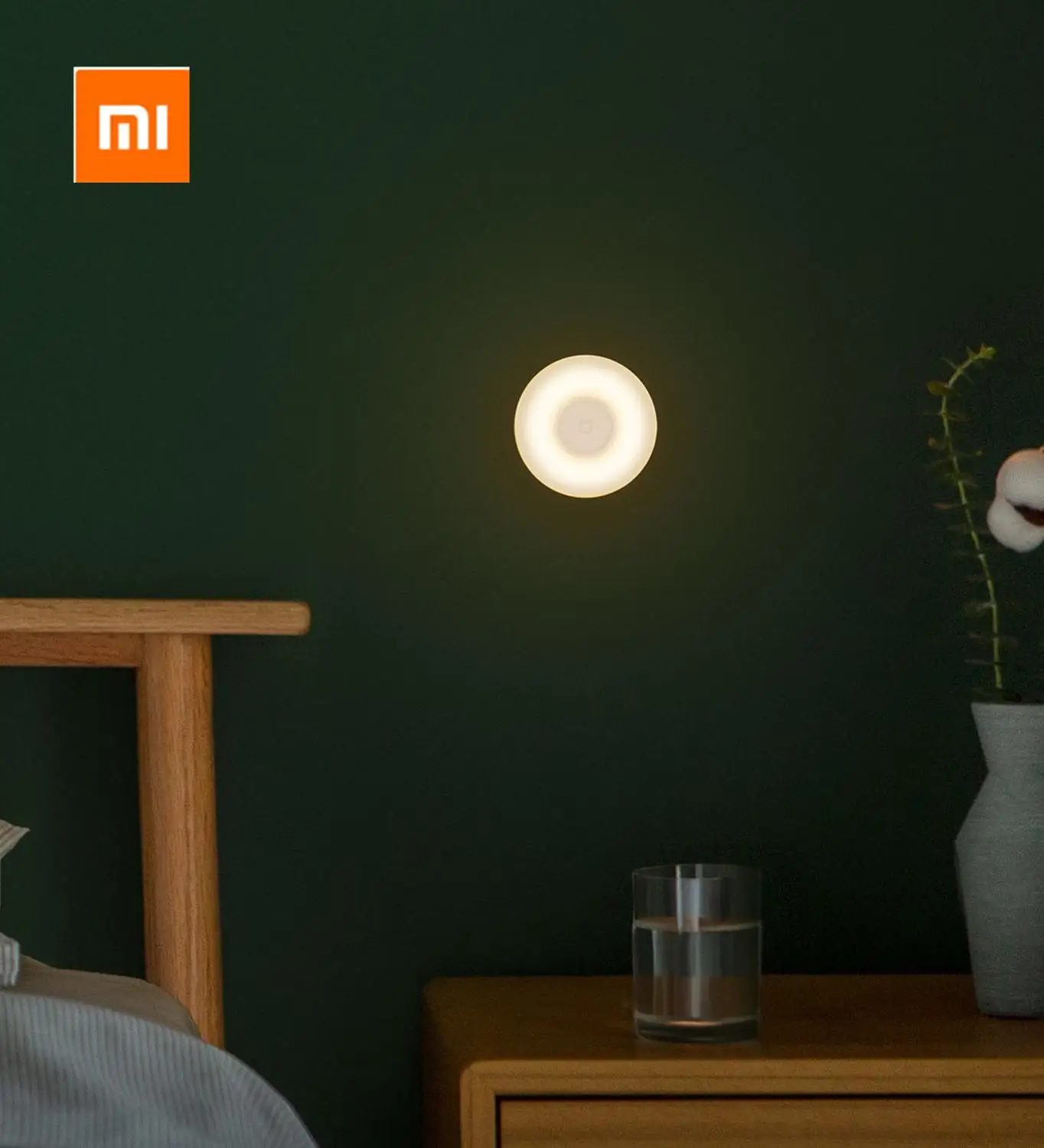  2019 Xiaomi Mijia Led Induction Night Light 2 Lamp Adjustable Brightness Infrared Smart Human Body  - 4000168754352