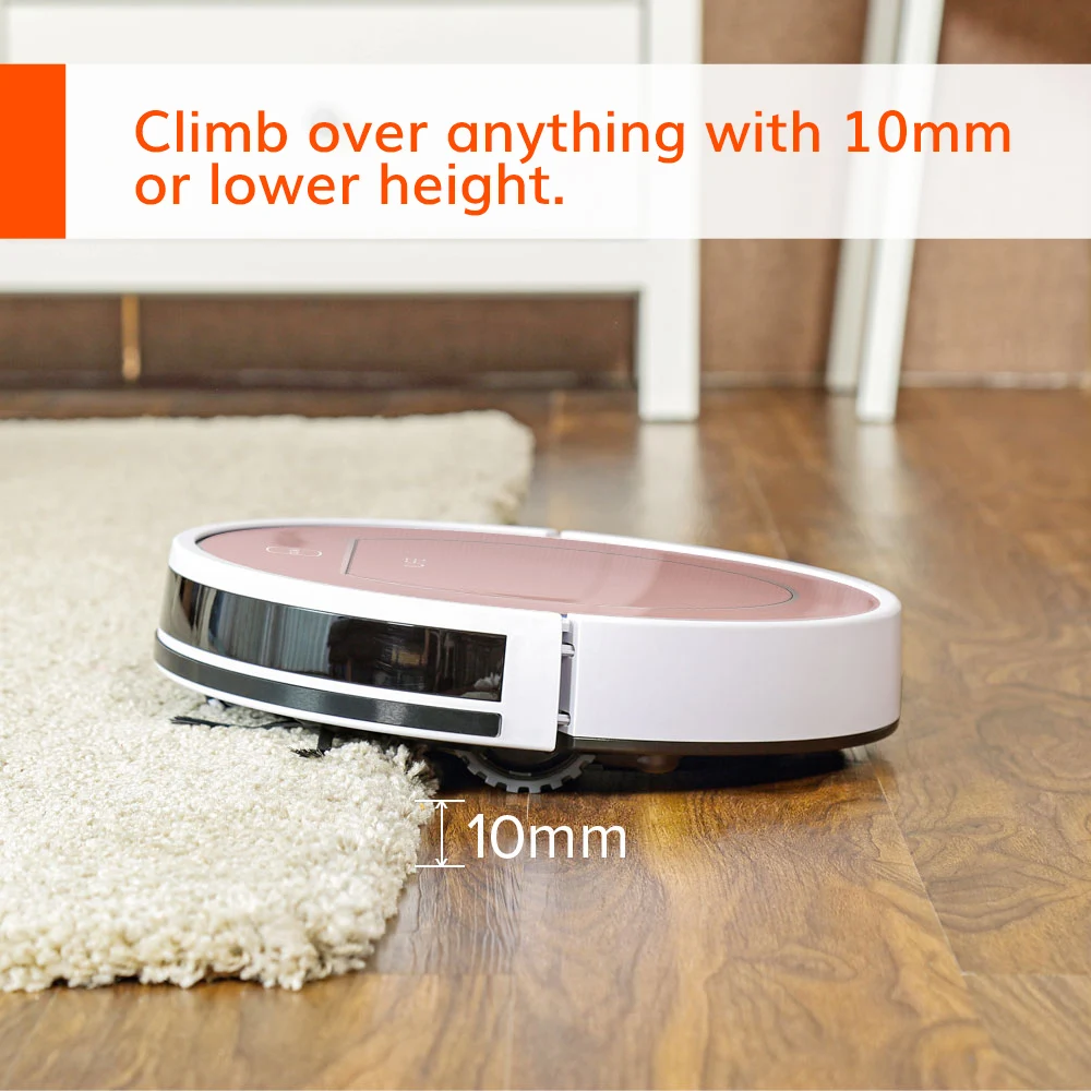 ILIFE V7s Plus Robot Vacuum Cleaner Sweep and Wet Mopping Floors&Carpet Run 120mins Auto Reharge,Appliances,Household Tool Dust