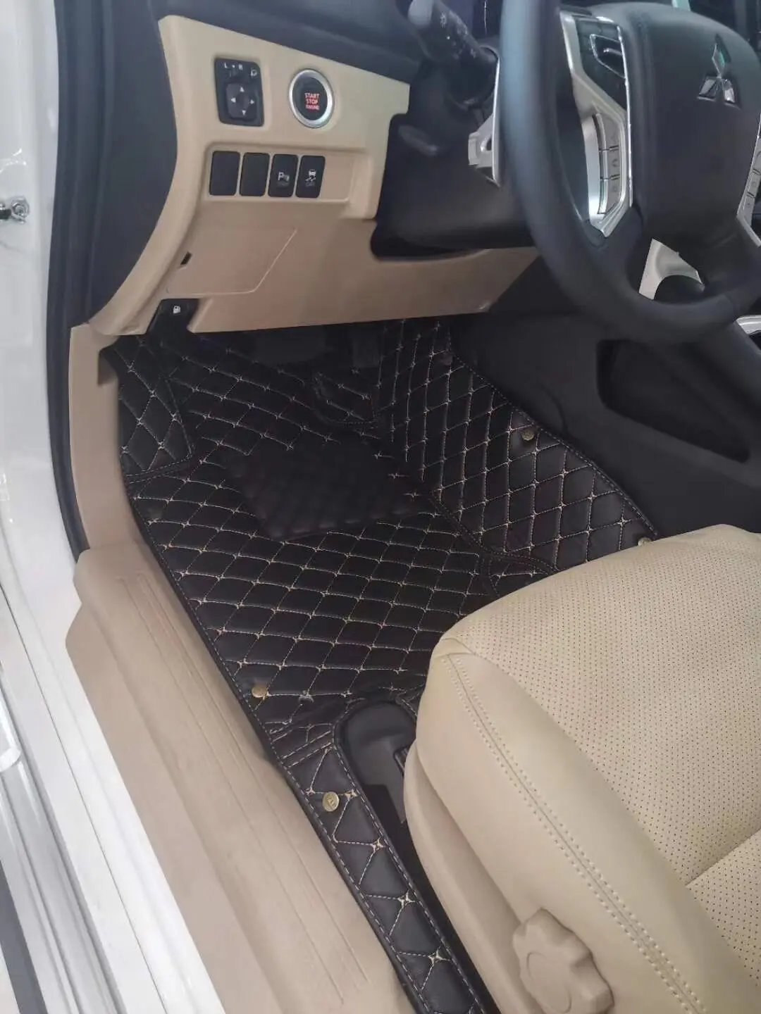 Car Floor Mats For Mitsubishi Pajero Sport 7 Seats 2020 Carpets For