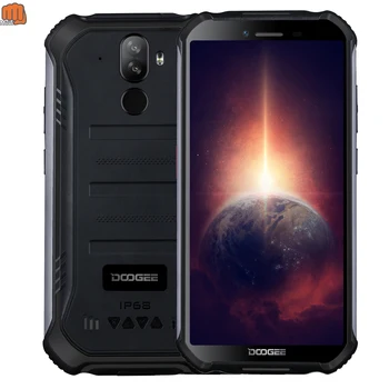 Перейти на Алиэкспресс и купить Новый DOOGEE S40 Pro 4GB 64GB Встроенная память Android 10 прочный мобильный телефон IP68/IP69K Водонепроницаемый смартфонов Helio A25 Восьмиядерный сотовые теле...