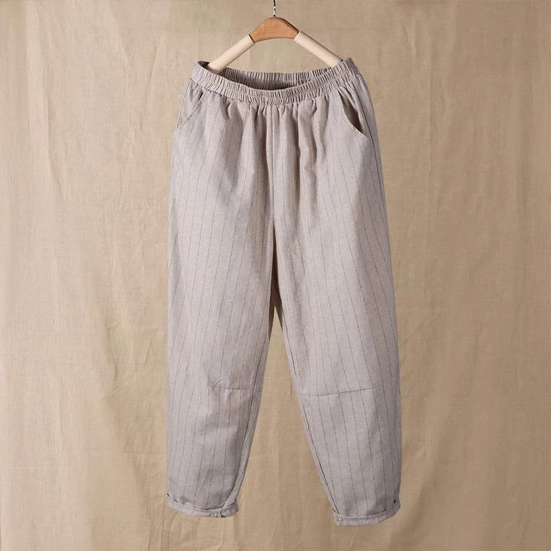 vintage striped trousers