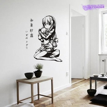 

Eromanga Sensei Wall Decal TIzumi Sagiri Vinyl Wall Stickers Decal Decor Home Decoration Anime Car Sticker