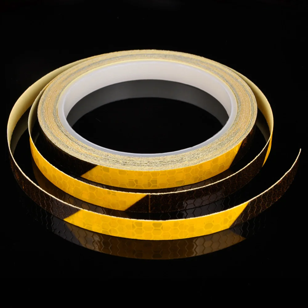 Reflective Tape Bicycle Stickers Decals Fluorescent Bike Wheel Strip Stickers Adhesive Safety Cycling Bike Warning Tape BC0123 (12)