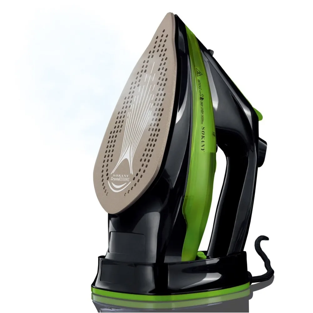 

SOARIN Mini Electric Steam Iron For Clothes Iron With 3 Gears Teflon Baseplate Foldable Handheld Flatiron For Home Traveling