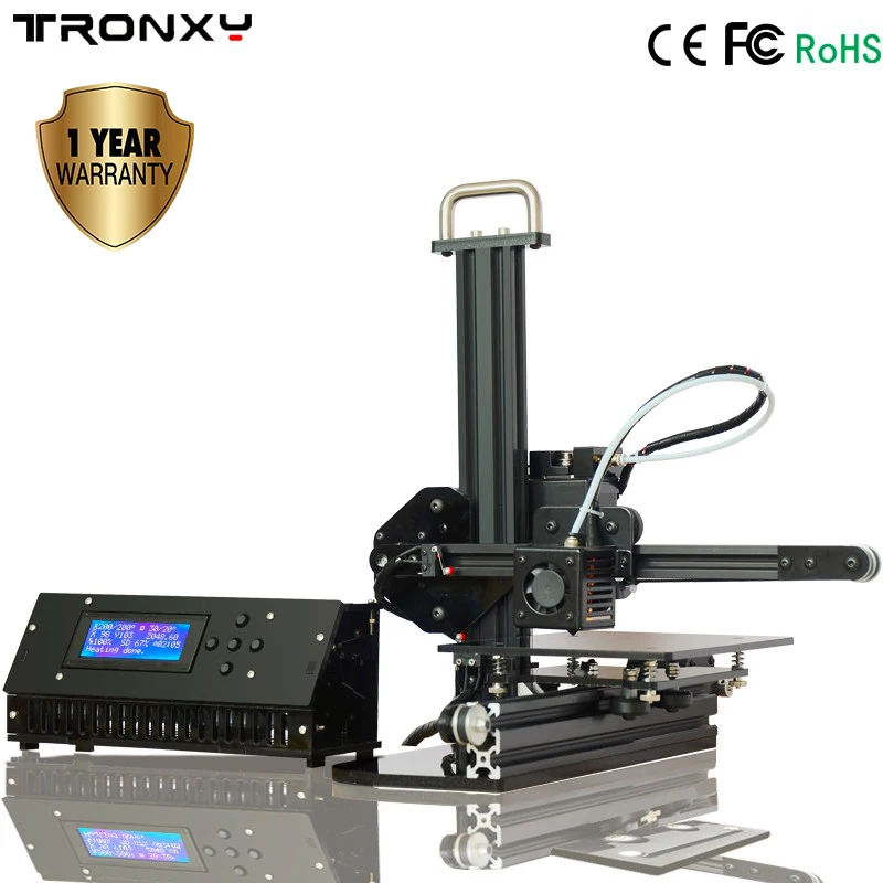 Новейший Tronxy X1 3d принтер Impresora 3d принтер Полностью Собранный 3d Принтер Комплект sidewinder x1 Мини impressora 150*150*150