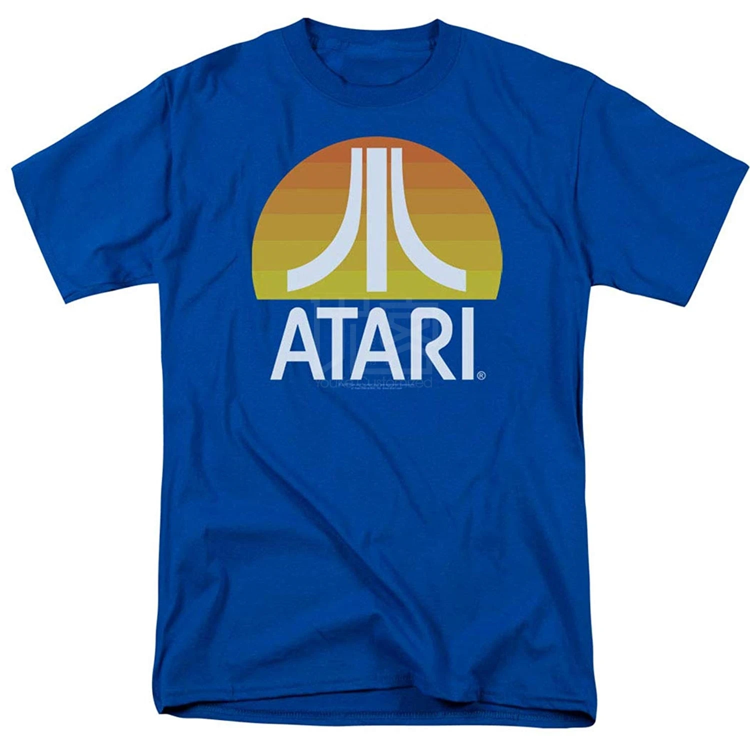 Atari видео игра Ретро логотип винтажная игровая консоль футболка и палка стиль