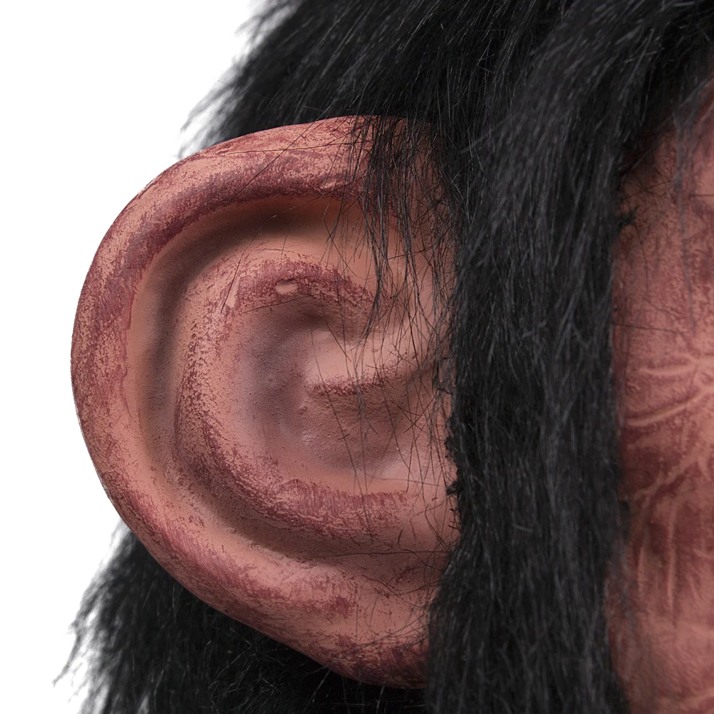 Newest Lifelike Monkey Orangutan Full Face Mask Halloween Gifts Eco-friendly Nature Latex Cool Mask For Cosplay Party Dress up (6)