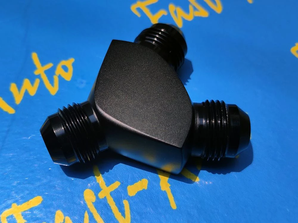 3 Way 3 4 16unf Thread 8an An8 An 8 Flare Tee To An8 8an An 8 Male Adaptor Adapter Aluminum Fittings For 044 Fuel Pump Fuel Supply Treatment Aliexpress