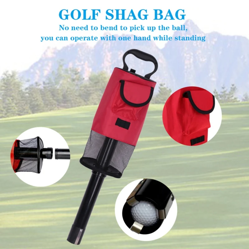 

New Golf Ball Cylinder Picking Ball Machine Removable Pick-up Barrel Easy Standing Golf Device Golf Course Supplies