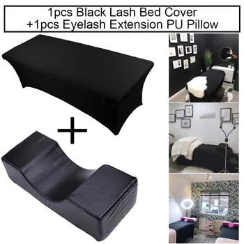 

Elastic Eyelashes Bed Cover Sheet And Memory Foam Lash PU Pillow Grafting Eyelash Extension Pillows Makeup Tool Beauty Salon