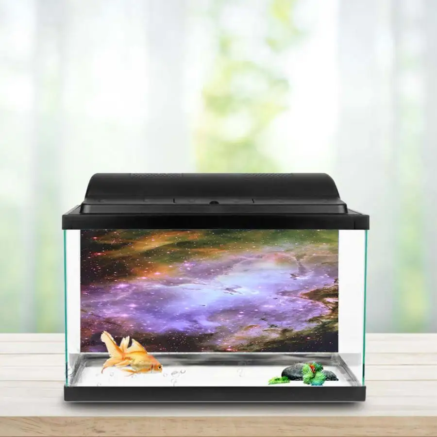 3D эффект клея внешний постер на космическую тематику для аквариума украшение