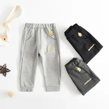 Осенние детские повседневные штаны-шаровары Новинка года, стильные осенние детские штаны С Рисунком Птиц