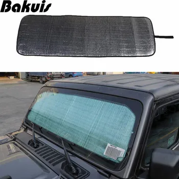 

1PC Front Car Windshield Sunshade Window Sun Shade Sunshade Visor Film For Jeep Wrangler JL 2018+ Car Window Auto Accessories