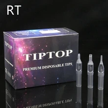 TIPTOP круглые стерильные Ассорти пластиковые классические наконечники для тату премиум-класса RT наконечники для тату-игл принадлежности для тату