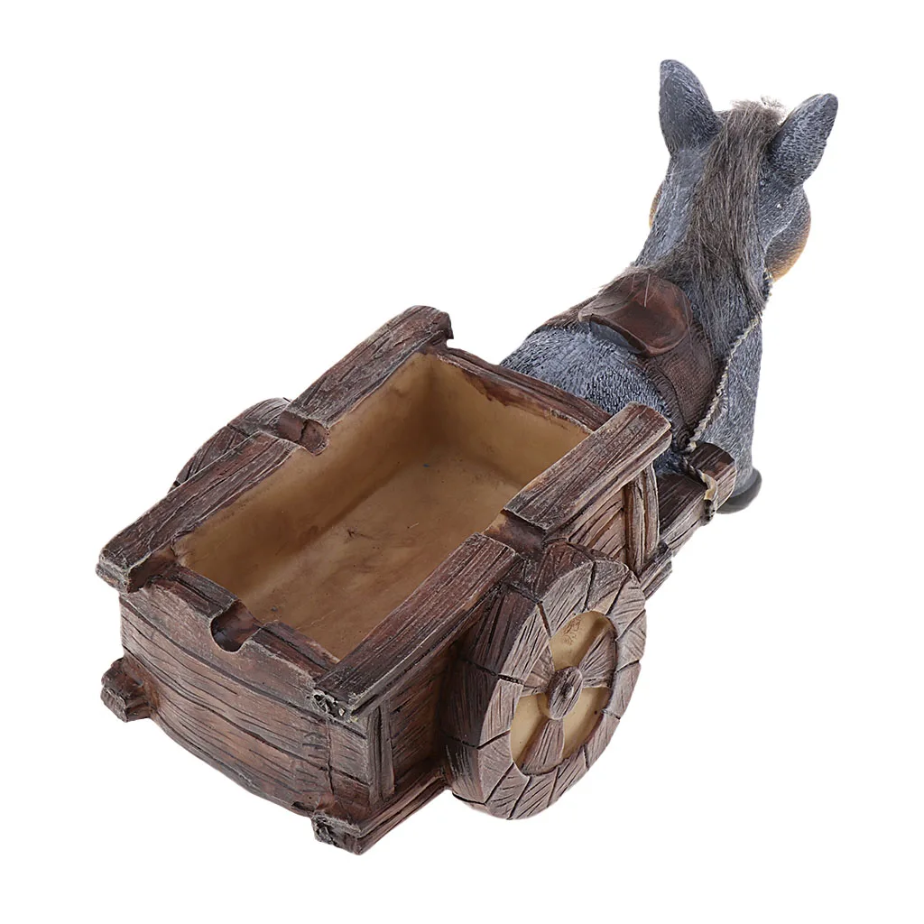 Donkey Shaped Cigarette Cigar Ashtray Tabletop Ash Tray Small Items Container Holder Resin