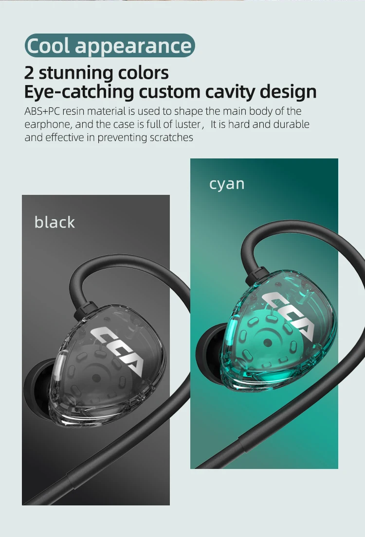 CCA CSA 1DD in Ear Earphone description image 4